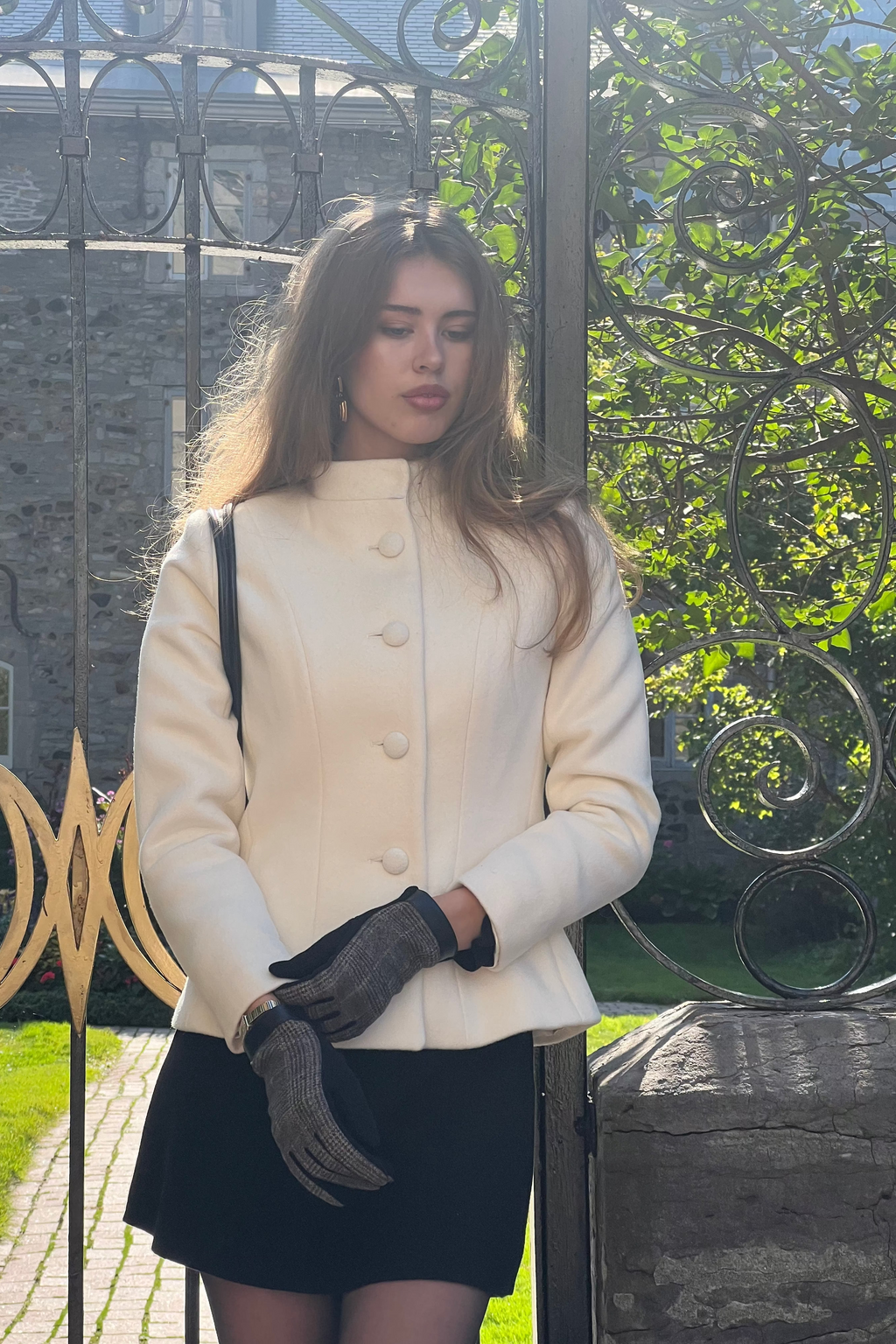 Classic Wool Coat Cream