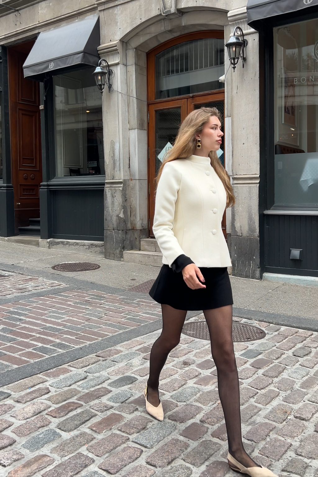 Classic Wool Coat Cream