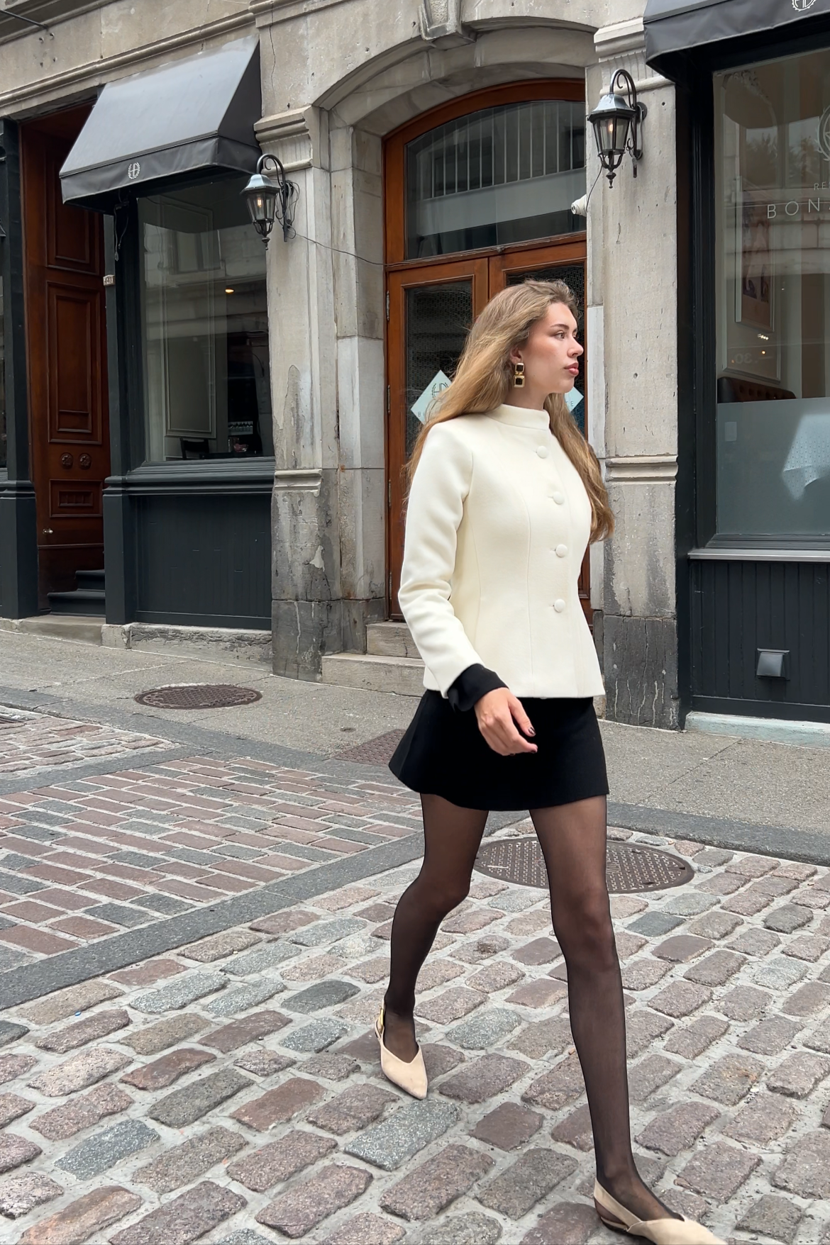 Classic Wool Coat Cream