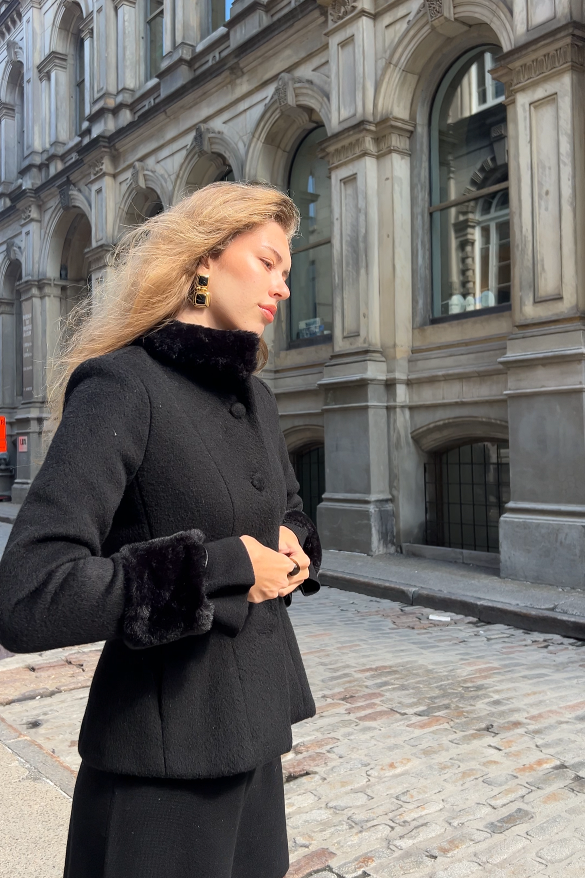 Classic Wool Coat Black