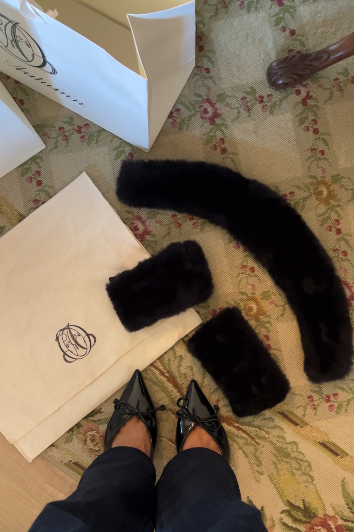 Faux Fur Attachment Black